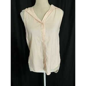 Bella Dahl Anthropologie Solid Baby Pink tank top